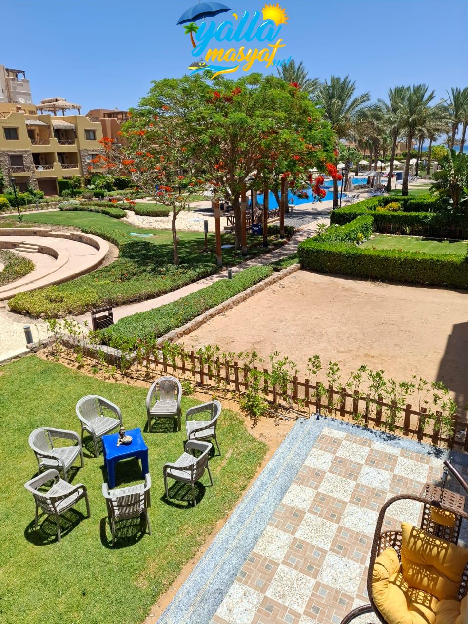 Ground floor chalet for sale in the most beautiful villages of Ain Sokhna, Mountain View 2, Ain Sokhna